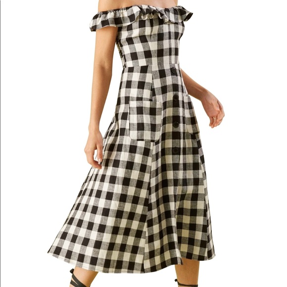 one shoulder linen dress
